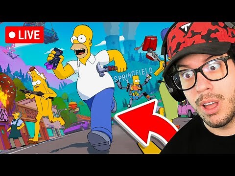 🔴 LIVE! - TYPICAL GAMER plays FORTNITE SIMPSONS SEASON!