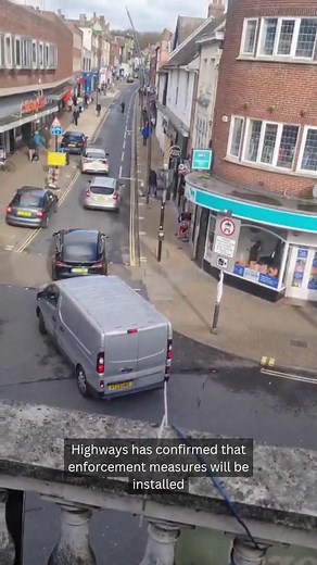 Enforcement measures will be installed after motorists are seen ignoring road signs in Ipswich 🚫 Upper Brook Street is clearly marked to let drivers know that no motor vehicles are allowed to use the road. | Ipswich Star
