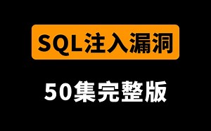 B站强推！2025年最新SQL注入漏洞完整版教程，14小时带你SQL注入从入门到入狱（SQL注入漏洞/SQL注入教程/SQL注入实战/SQL注入工具）