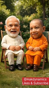 Modi ji vs Yogi ji | Birthday Fun & Joosh ka Dose! 😎🎉 #satirecomedy #PolitcalSatire #comedy #politicalmemes #politicalcomedy #viral #funny | Aakdynamics