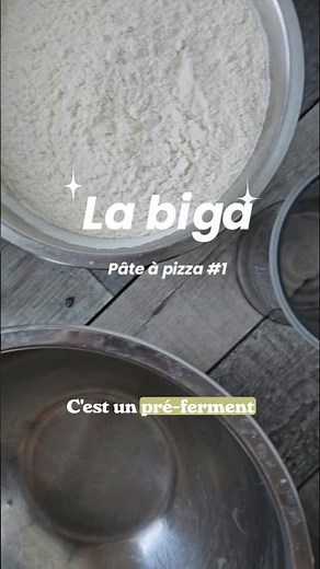 Pizza Dough #1: THE BIGA #recipe #homemadepizza