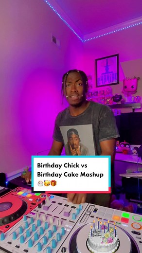 Birthday Chick vs Birthday Cake Mashup
