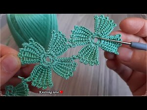 MUY HERMOSA😍 Super Easy Very Beautiful Knitting Crochet Motif for beginners Tığ işi örgü