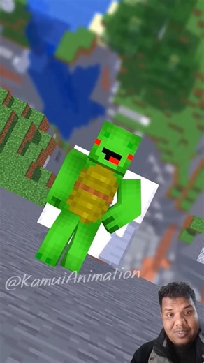 HELP Mikey Climb Mountain - MAIZEN Minecraft Animation #shorts