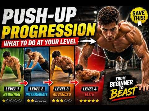 Push-Up Levels: Do This for YOUR Level (Beginner → Advanced)