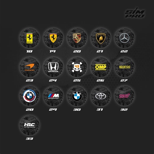 Logitech G29 / G920 Center LOGO Sticker FORGED CARBON Background (simracing Stickers / Decals) - Etsy