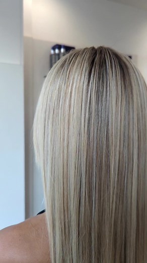 Blonde Highlights with Shadow Root: Hair Tutorial