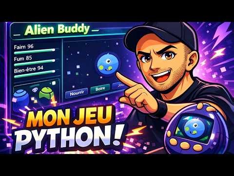 J'ai créé un Tamagotchi Alien en langage Python et ça devient DINGUE 🔥