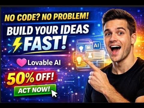 Lovable Ai Promo Code | Best Promo Code for Lovable Ai Flat 50% Off instant (2026)