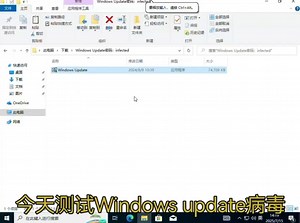 无打码测试Windows update病毒（附下载链接）