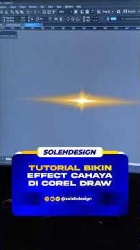 Tutorial Corel Draw | Bikin effect cahaya #coreldraw #desaingrafis