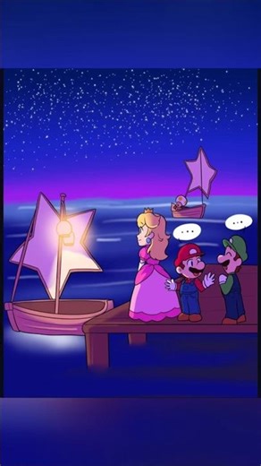 Comic by caroline.draws.stuff on Instagram! #comic #dub #nintendo #mario #supermariogalaxymovie