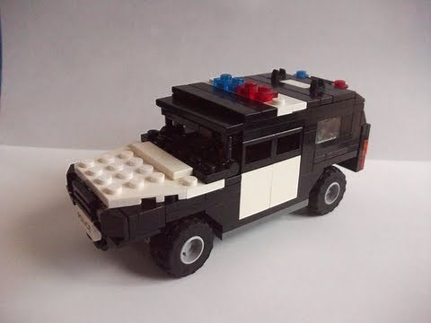 How to make a Lego Police Hummer H2