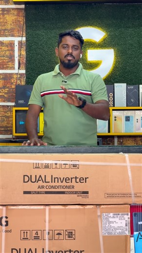 GÖÖGLÈ MÖßÌLÈ§ on Instagram: "LG DUAL INVERTER AIR CONDITIONER . . . . . #kulasekharam #googlemobiles #lgairconditioners"