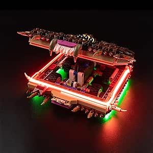 Nitemode LED Light Kit Compatible with Lego 76449, Upgraded Harry Potter Chomping Monster Book Models Set Lighting Accessories (No Model)