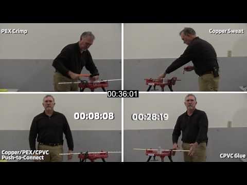 Time Trial: SharkBite vs. Soldering, Crimp, and CPVC Glue