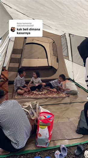 Membalas @riskarahmawati87 #modofoairbed #kasurangin #kasurcamping #campinglife #familycamp