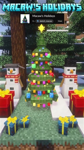 Minecraft Top Winter Mods! #4 #shorts #minecraft