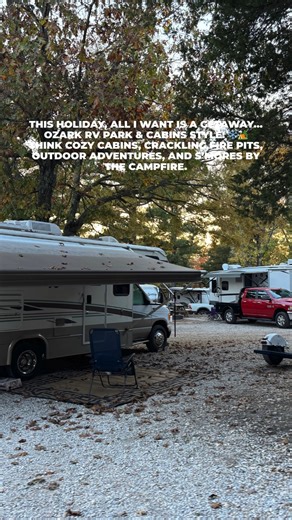 Ozark RV Park and Cabins on Instagram: "This holiday, all I want is a getaway—Ozark RV Park & Cabins style ❄️🏕️ Cozy cabins, crackling fire pits, outdoor adventures, and s’mores by the campfire await you. Whether you’re planning a peaceful winter escape or a fun family getaway, we’ve got the perfect spot for you. 📍 1022 Park Avenue, Mountain View, AR 📞 870-200-9090 👉 Book your stay today: https://resnexus.com/resnexus/reservations/book/953F908A-1DBE-4383-B11A-58672353A7D5/map?tabID=3&mapID=1