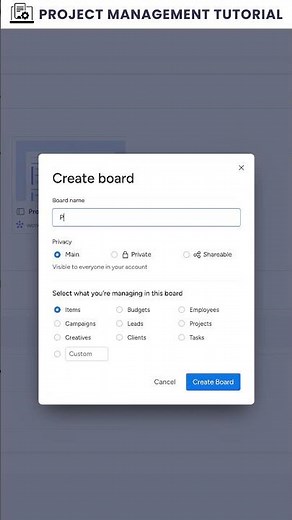 Create a project in Monday com in 3 STEPS!