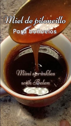 Piloncillo Honey for Buñuelos: Easy and Quick Recipe 🍯 #recipe #buñuelos