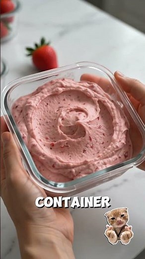 How to Replicate Premium Strawberry Gelato with Zero Dairy, Cream, or Refined Sugar #shorts
