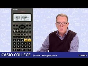 Casio fx-82EX - Knoppencursus