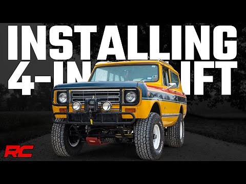 1977 Scout International II gets a BRAND NEW 4" Lift Kit from Rough Country