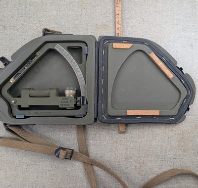 WWII - Korea  NOS unissued M1 Gunners Quadrant Artillery Mortar USGI Wood Case | eBay