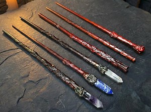 Custom Rosewood Magic Wand, Natural Crystal Magic Wand Party, Personalized Wooden Wand With Name, Wizard Cosplay Wand, Birthday Gift for Kid - Etsy