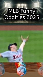 MLB Funny Oddities 2025 #mlb #baseball #beisbol #mlbbhighlights | Beisbol Viral
