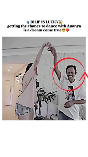 dilip enjoying it ❤️#ananyapandey #bollywood