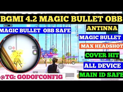 BGMI 4.2 AIMBOT OBB | BGMI 4.2 MAGIC BULLET OBB | BGMI 4.2 ANTINNA AIMBOT OBB MAIN ID SAFE 100%
