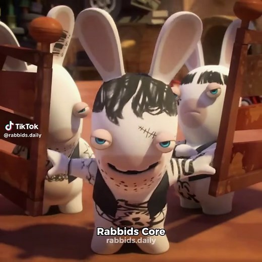 @rabbidsinvasionofficial | Rabbids Core - Morning Coffee #rabbidsfanclip #rabbidsinvasion #ravingrabbids