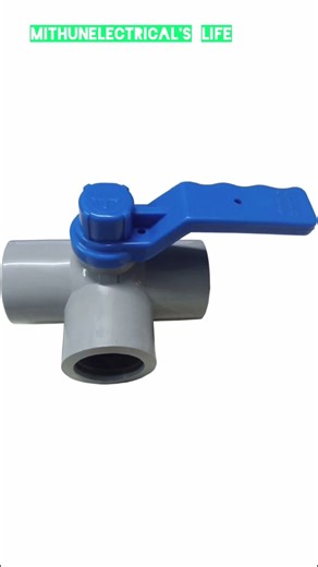 Droptech Three Way PVC Ball Valve 1", Threaded Ball Valves.
