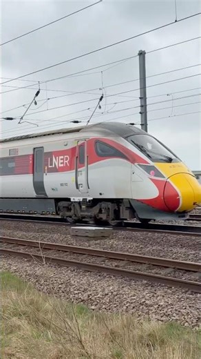 LNER Azuma Train at Speed Near York | Class 800