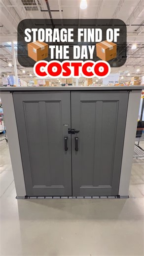 8.6K views · 220 reactions | Costco just stocked the Lifetime resin utility shed and it’s a solid solution for outdoor storage. Built tough with weather-resistant resin and steel reinforcement, it’s perfect for tools, lawn equipment, bikes, and seasonal gear. Share this with someone who needs more storage. #costcofinds #costcowonders #costcoinfluencer #outdoorstorage #shed | Costco Wonders | Facebook