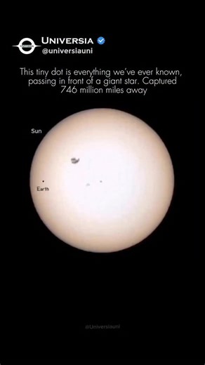 ᴜɴɪᴠᴇʀsɪᴀ on Instagram: "A rare shadow in the deep dark. 🌍🌙☀️ On January 14, 2005, while the Huygens probe was descending toward the surface of Saturn's moon, Titan, it witnessed a breathtaking event that humans will likely never see again in their lifetimes: An Earth-Moon Transit. The 500-Year Alignment: Because of the vast distances and specific orbital tilts involved, seeing both Earth and its Moon cross the center of the Sun from Saturn is incredibly rare. This "central transit" only occur