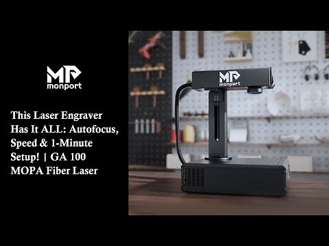This Laser Engraver Has It ALL: Autofocus, Speed & 1-Minute Setup! | GA 100 MOPA Fiber Laser