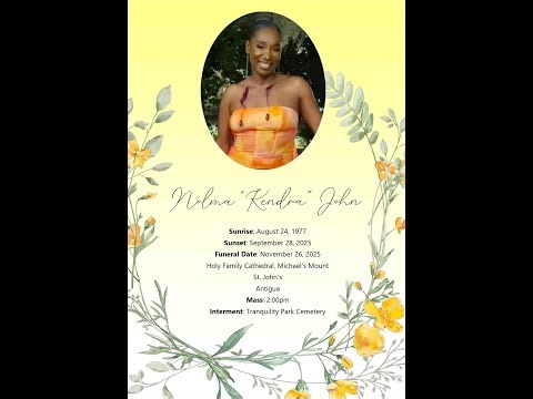 Funeral Service for Nolma John