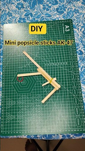 Cool popsicle stick gun build