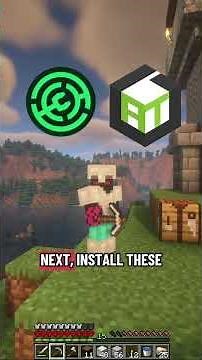 Easy Shader Tutorial #minecraft #minecraftshaders #minecraftmods