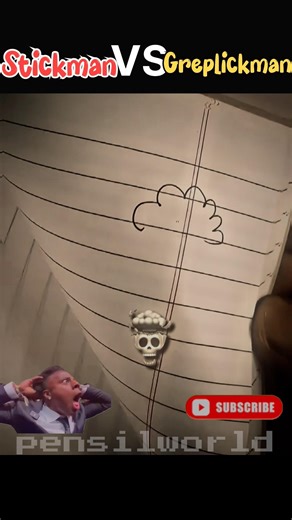 Flip book fight #youtubeshorts #art #shorts #stickman