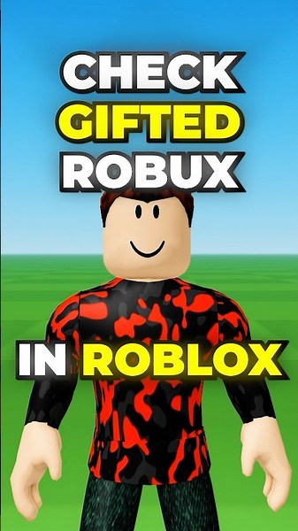 How to Check Gifted Robux in Roblox