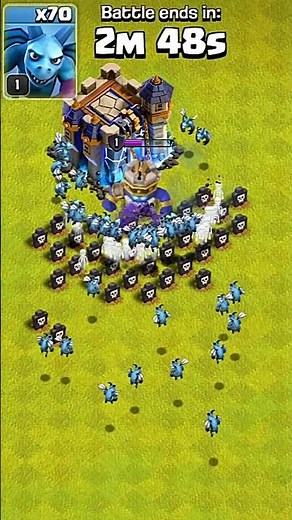 Level 1 Minions vs Level 1 Longshot Guardian ! #clashofclans #coc #guardian