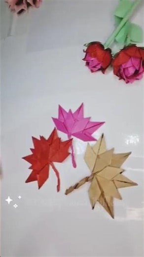 diy spring beautiful leaf /spring season room decor idea #leafscraft #viralshorts #decorideashome