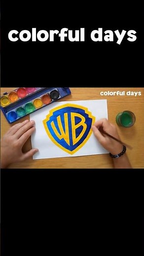 WARNER BROS. logo painting