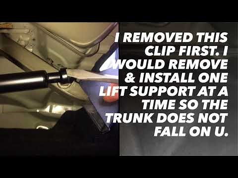How to DIY replace Trunk Lift Supports on your IS250/350