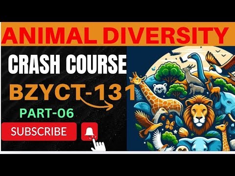 CRASH COURSE|| BZYCT-131 ANIMAL DIVERSITY PART-06#ignou #biology