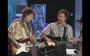 【1995年摇滚名人堂现场】Bob Dylan & Bruce Springsteen - Forever Young 1995